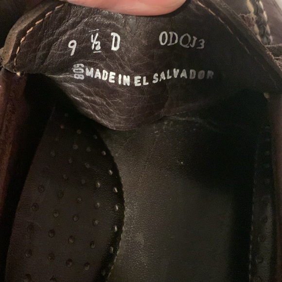 L.L.Bean lace up leather loafers. Size 9 1/2D - Picture 6 of 7